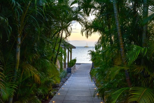 Photo of Paradise Beach Resort in Nevis, British West Indies.