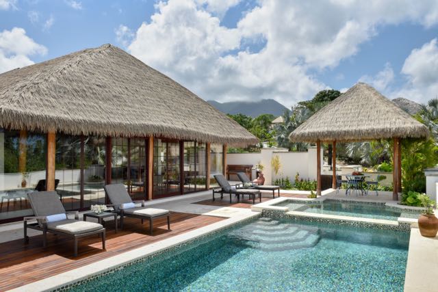 Photo of Paradise Beach Resort in Nevis, British West Indies.